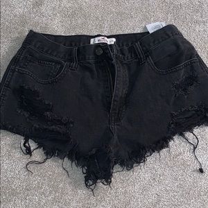 Hollister jean shorts